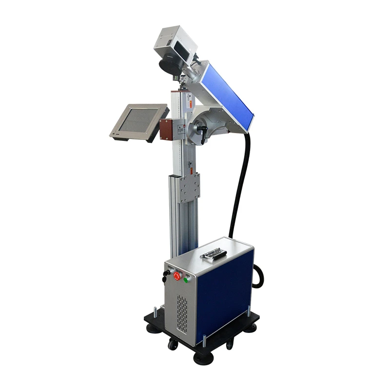Flying Fiber Laser Date Coding Machine Online